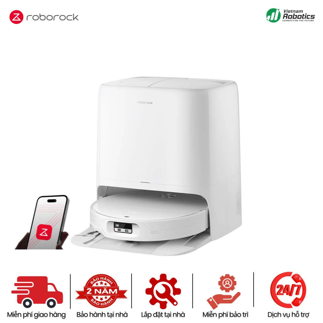 Robot Hút Bụi Lau Nhà Roborock Qrevo Edge 3 Pro - BH 24 Th