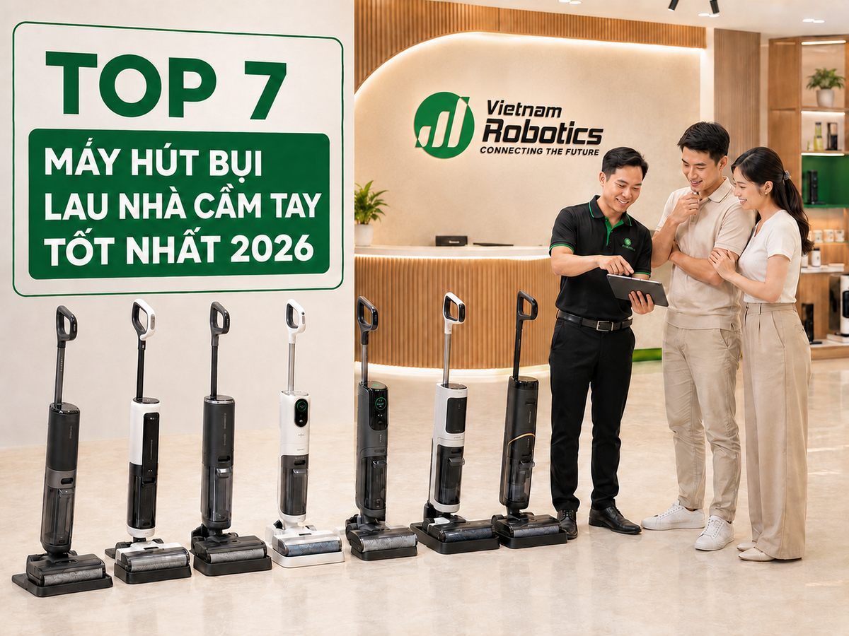 Máy Hút Bụi Lau Nhà Cầm Tay Loại Nào Tốt? Top 7 Đáng Mua Nhất 2026