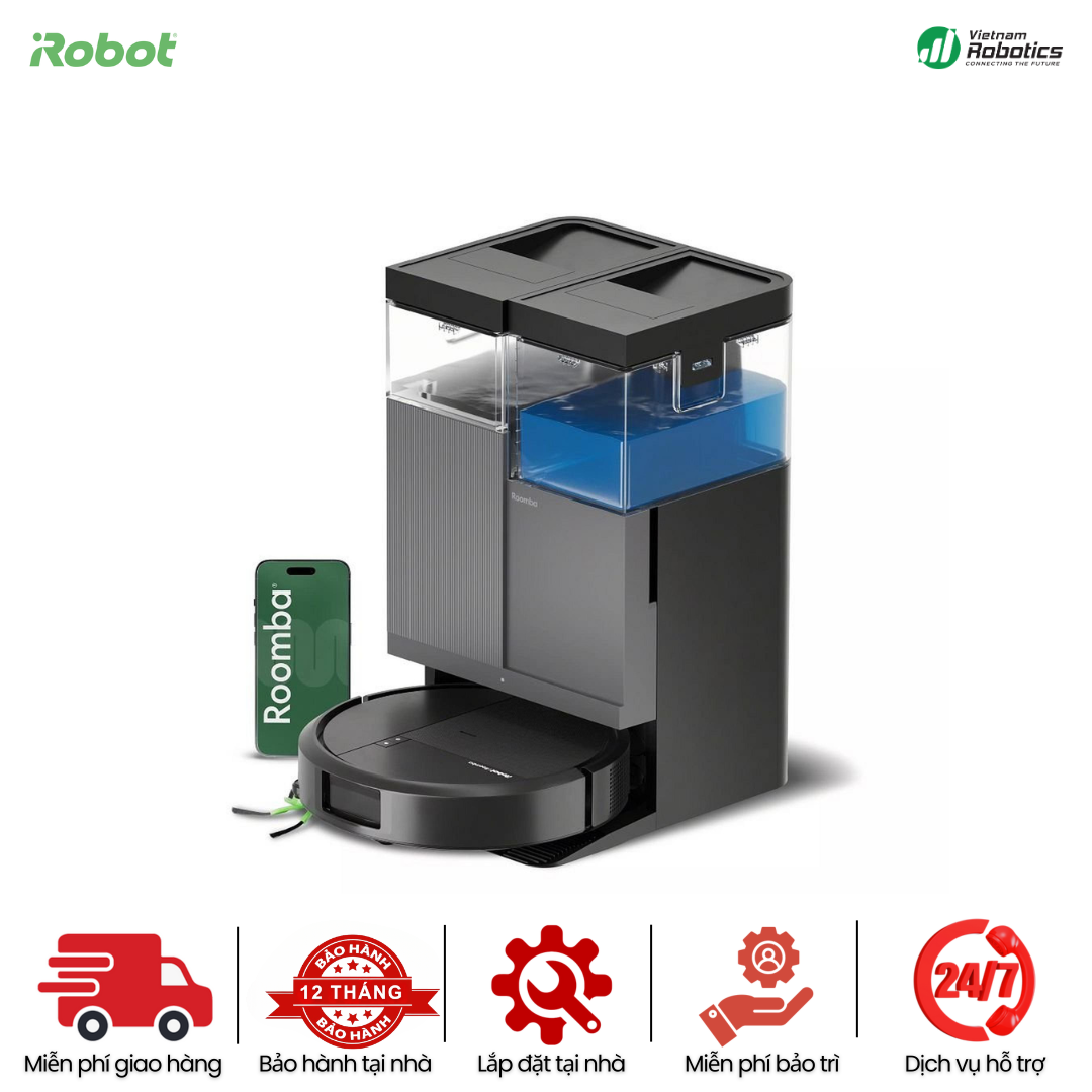 Robot Hút Bụi Lau Nhà Irobot Roomba Plus 415 Combo - BH 12 Th