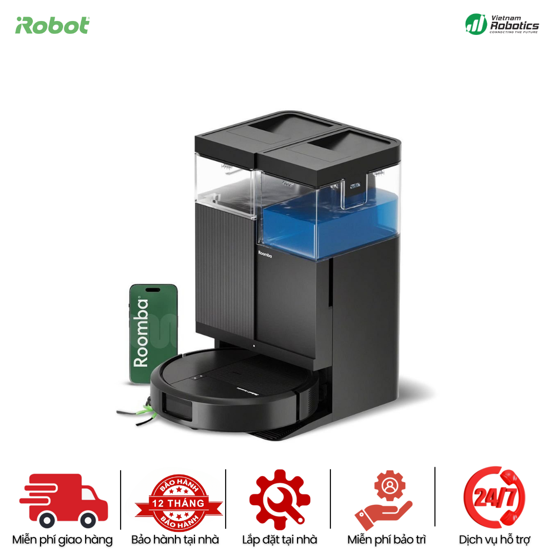 Robot Hút Bụi Lau Nhà Irobot Roomba Plus 515 Combo - Bh 12 Th