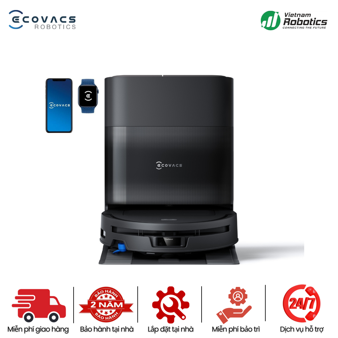 Robot Hút Bụi Lau Nhà Ecovacs Deebot T80 Max Omni - BH 24 Th