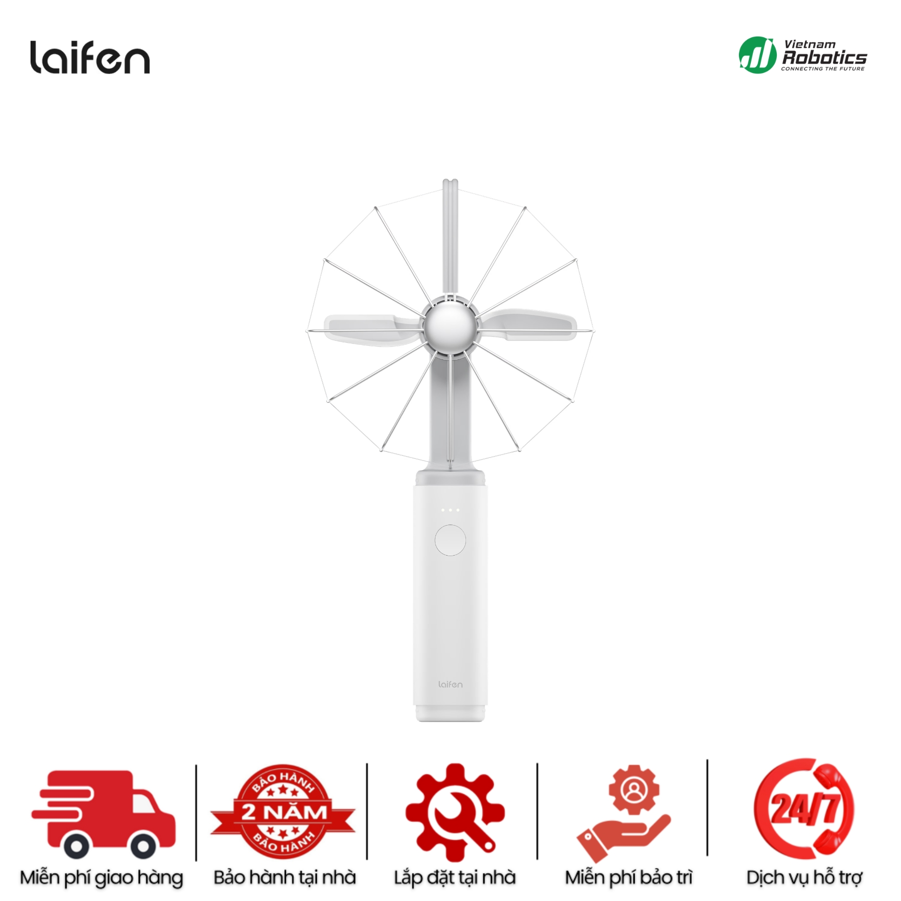 Quạt cầm tay gập gọn Laifen AirFold - BH 24 Th 