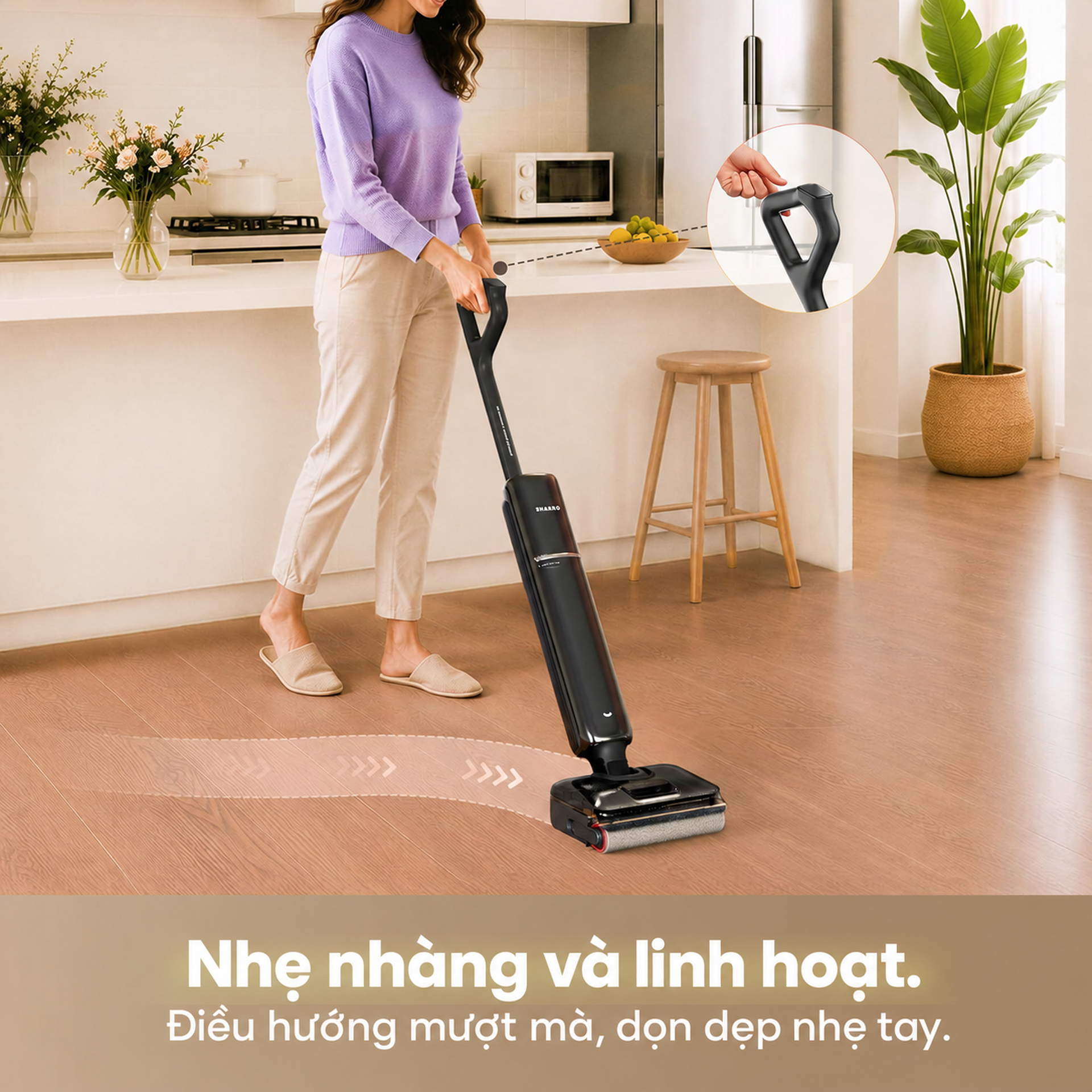 Máy Hút Bụi Lau Nhà Khô Dreame Aero - BH 24Th 