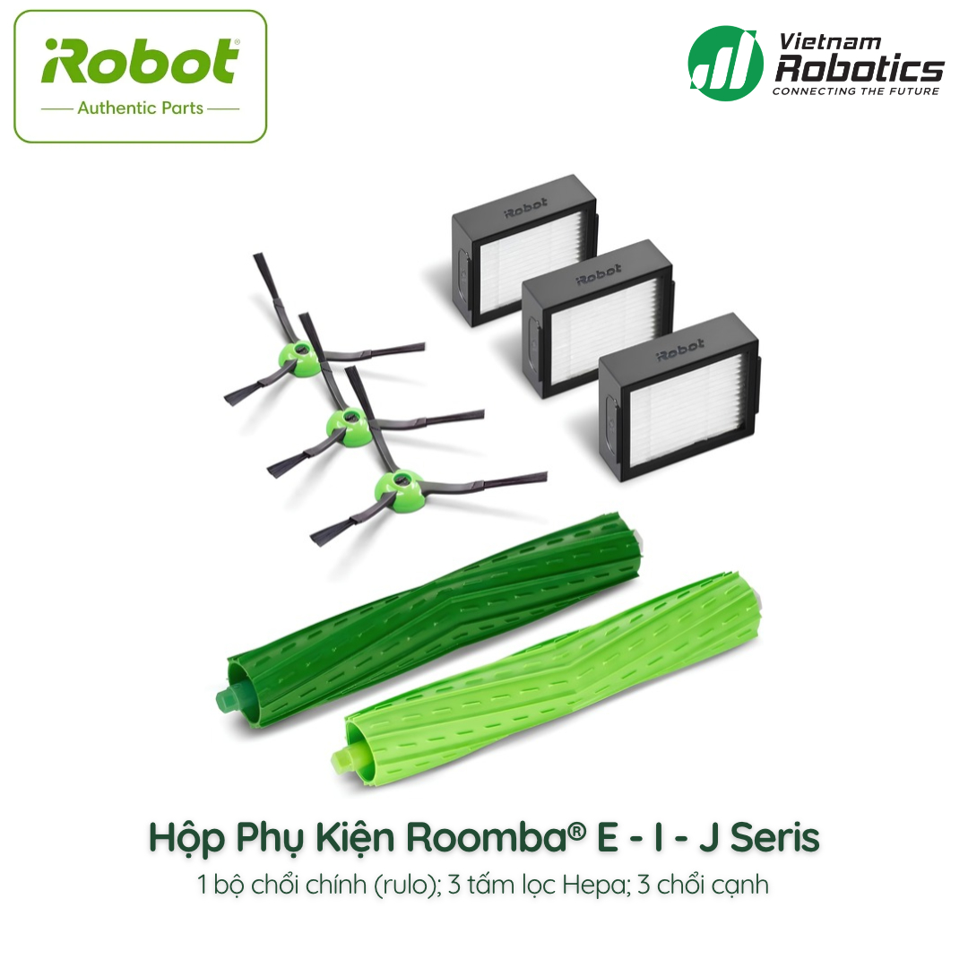 Bộ Phụ Kiện iRobot Roomba E/I/J Series, Hàng Chính Hãng 