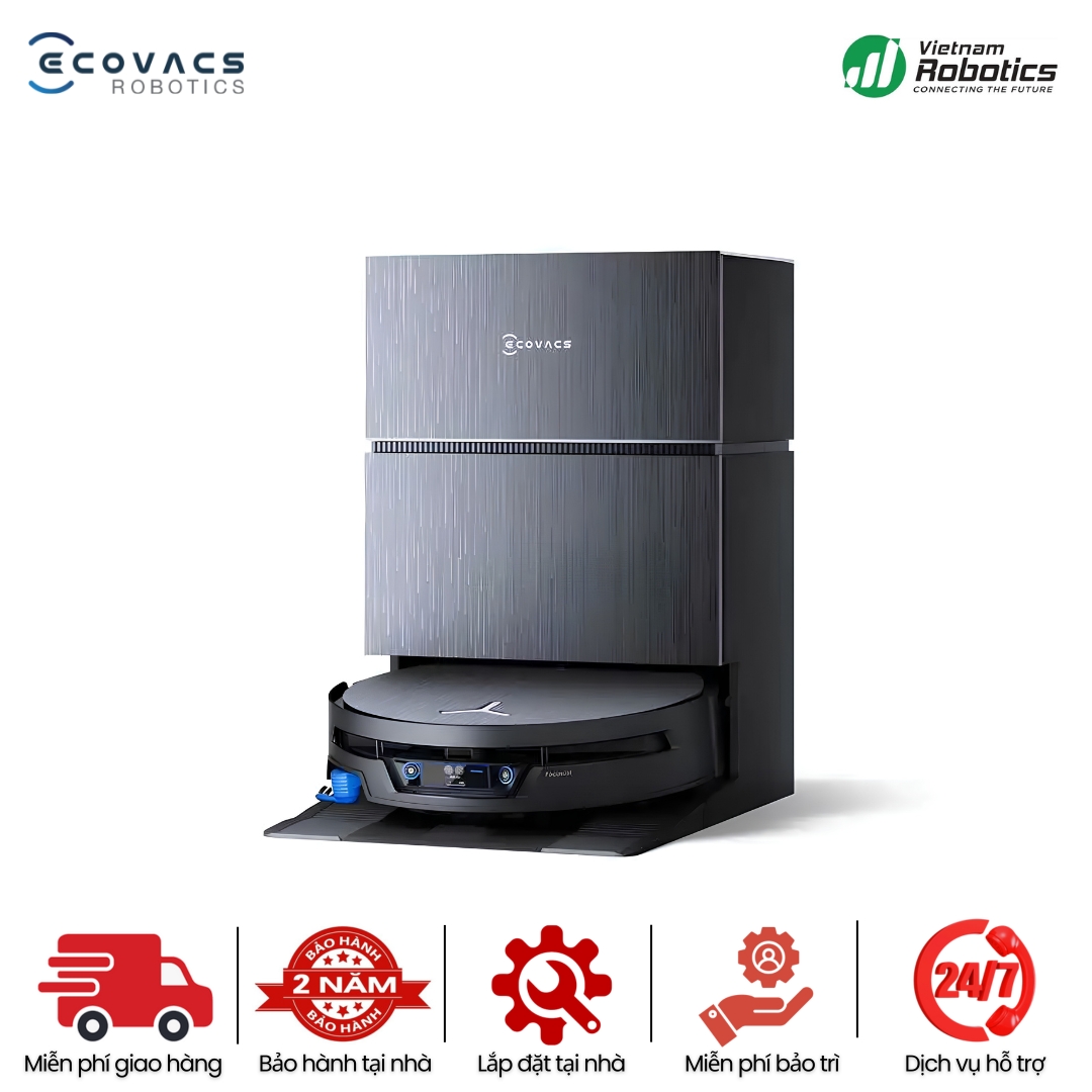 Robot Hút Bụi Lau Nhà Ecovacs Deebot X12S Pro Omni - BH 24Th
