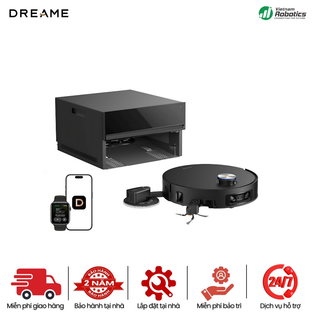 Robot Hút Bụi Lau Nhà Dreame X60 Master Extreme - BH 24Th