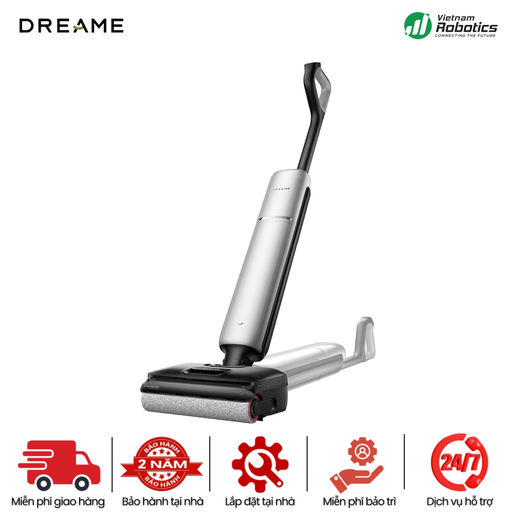 Máy Hút Bụi Lau Nhà Khô - Ướt Dreame Aero Pro - BH 24Th