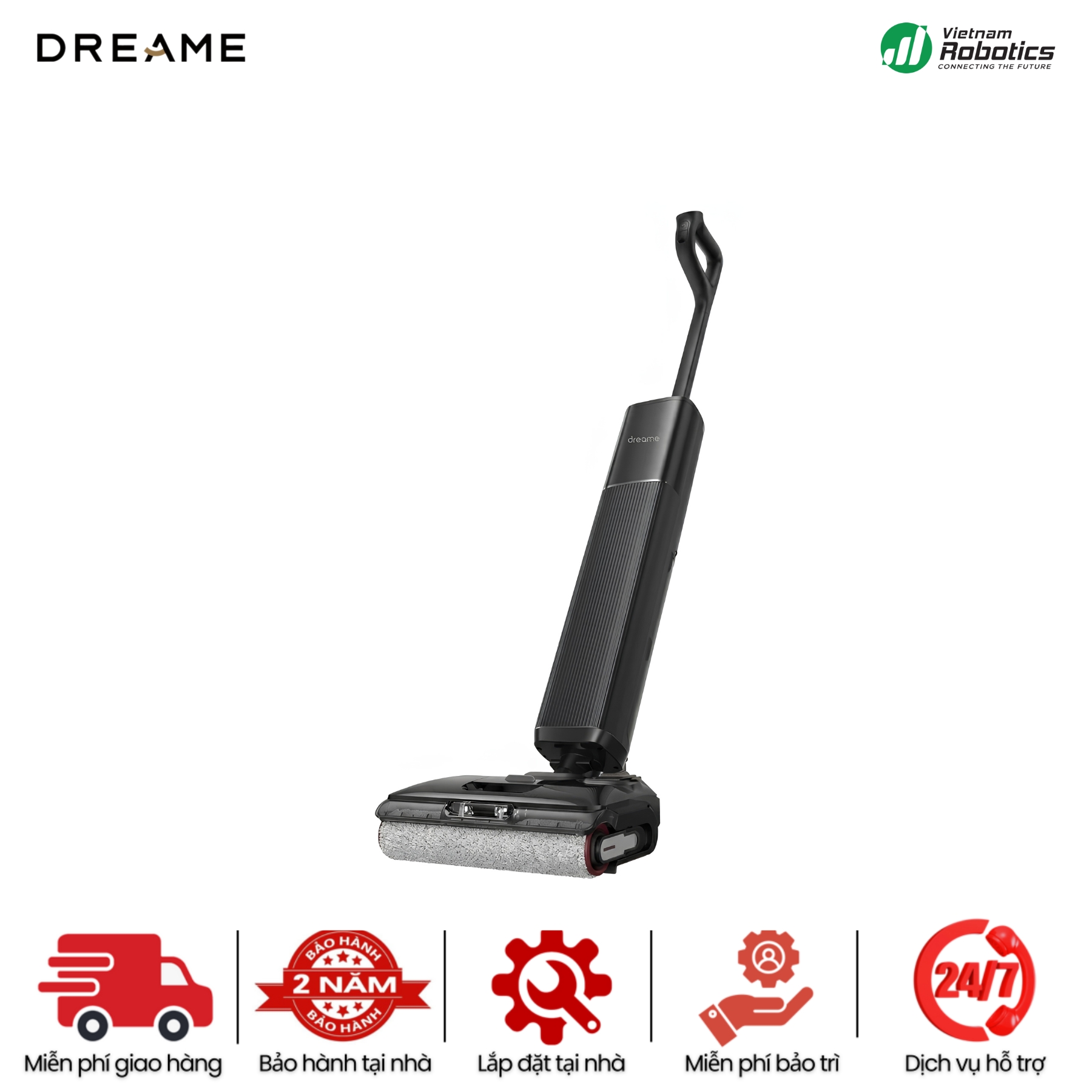 Máy Hút Bụi Lau Nhà Khô - Ướt Dreame H16 GT - BH 24Th