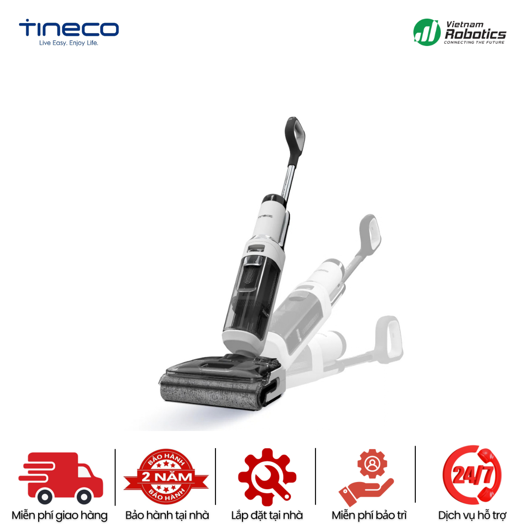 Máy Hút Bụi Lau Nhà Khô - Ướt Tineco Floor One S6 Stretch Max - BH 24Th