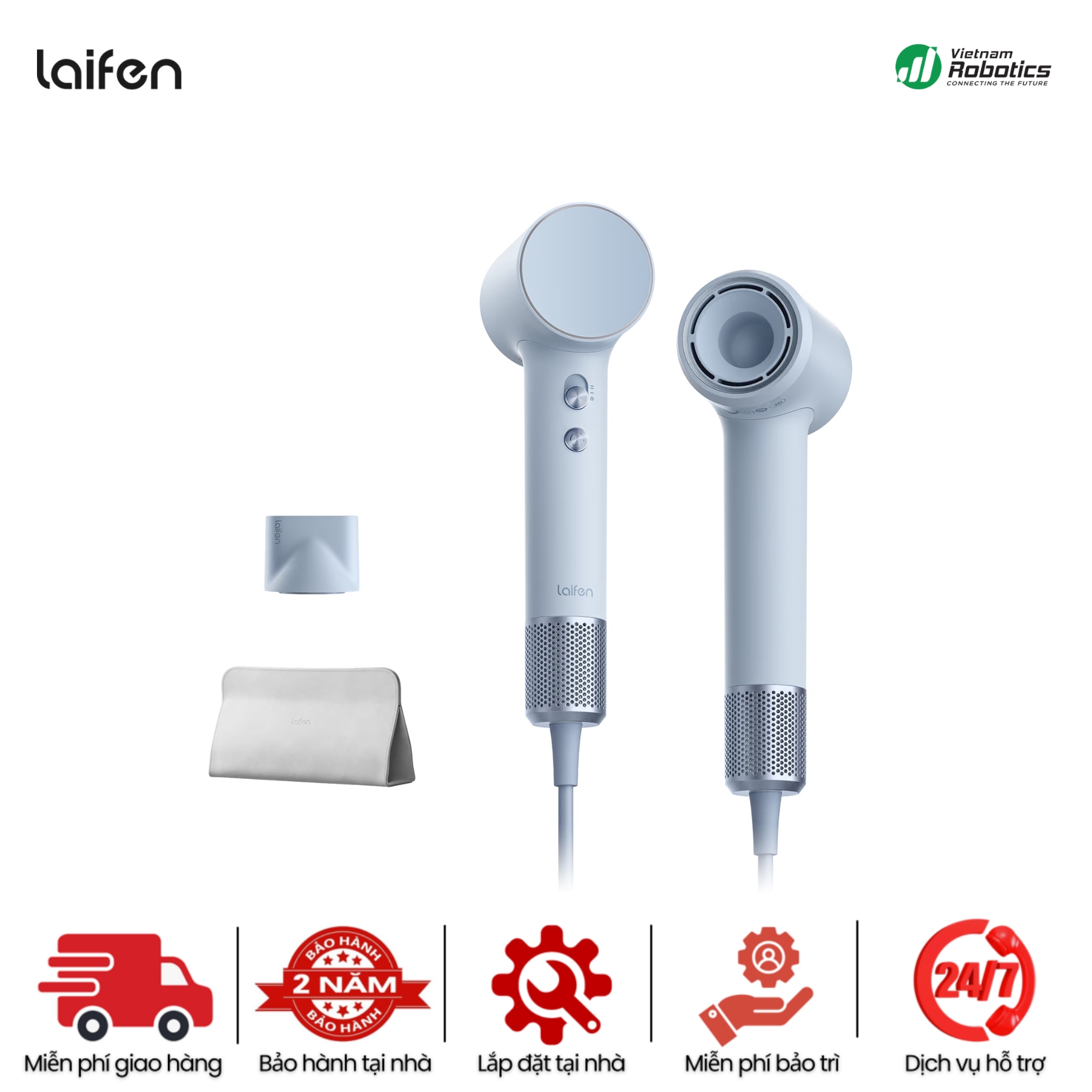 Máy Sấy Tóc Laifen Mini - BH 24Th