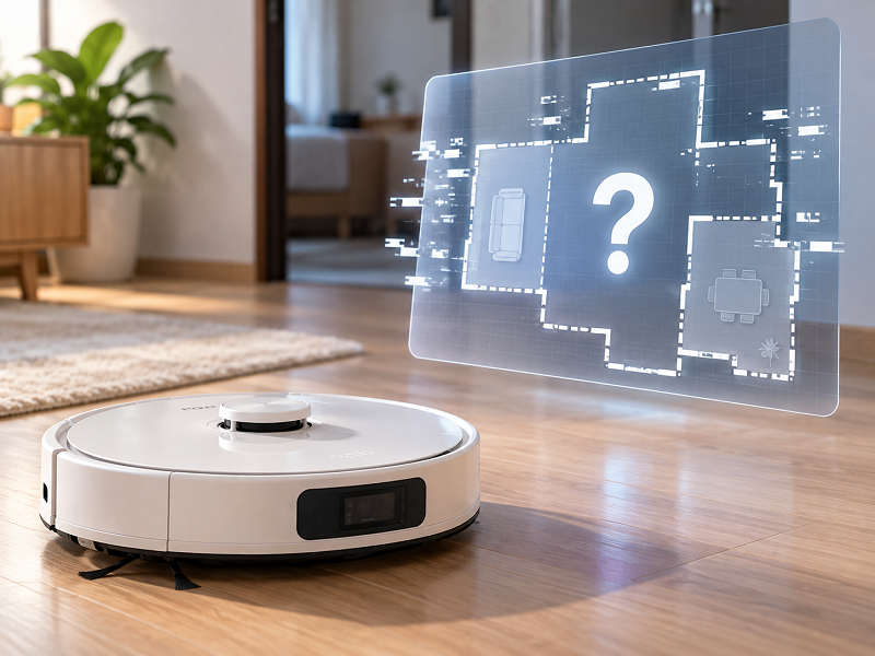 Robot MOVA bị mất bản đồ phải làm gì?