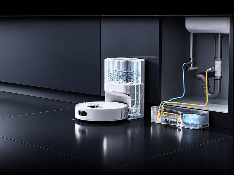 Trạm robot MOVA tự cấp nước hoạt động thế nào?