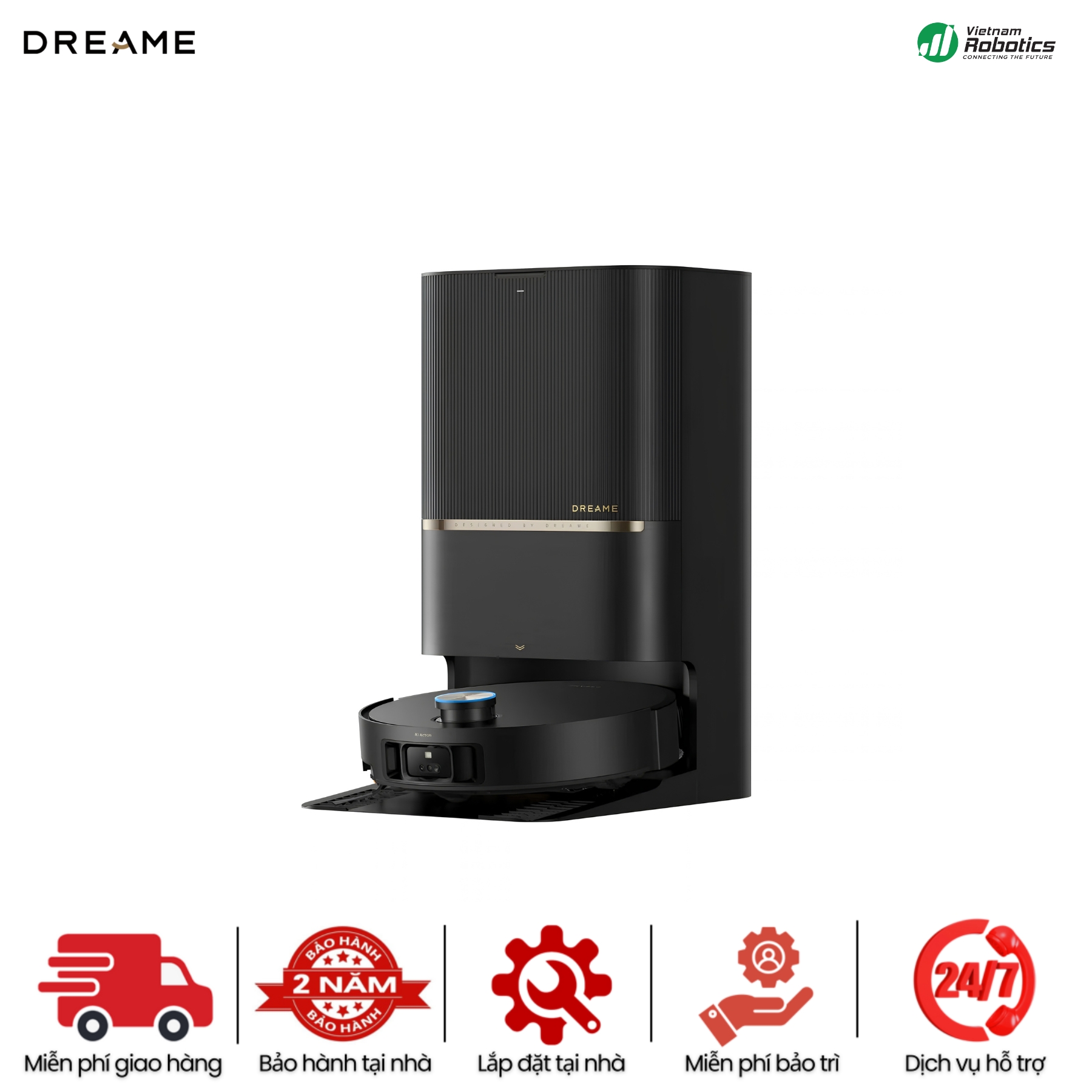 Robot Hút Bụi Lau Nhà Dreame L60 Pro Ultra - BH 24 Th