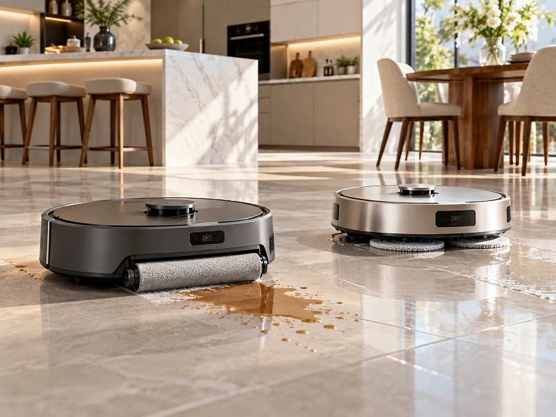 Nên chọn robot MOVA dùng roller hay giẻ lau xoay?