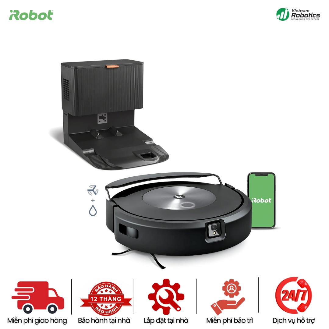 Robot Hút Bụi Lau Nhà iRobot Roomba Combo j7+