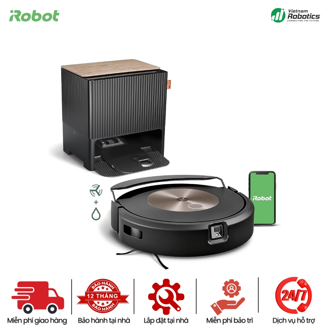 Robot Hút Bụi Lau Nhà iRobot Roomba Combo j9+