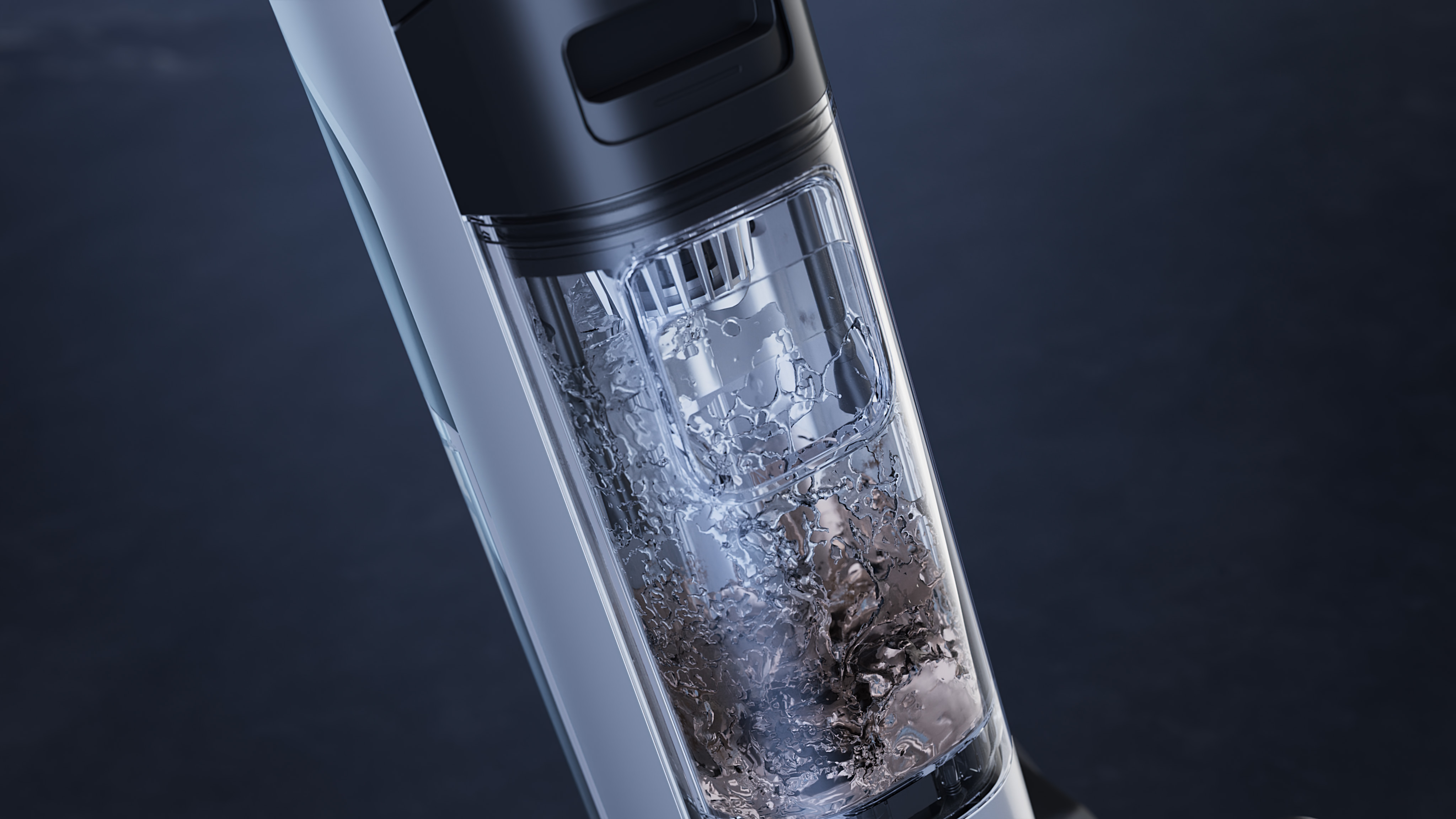 Rửa sâu các góc và thành hộc nước bẩn