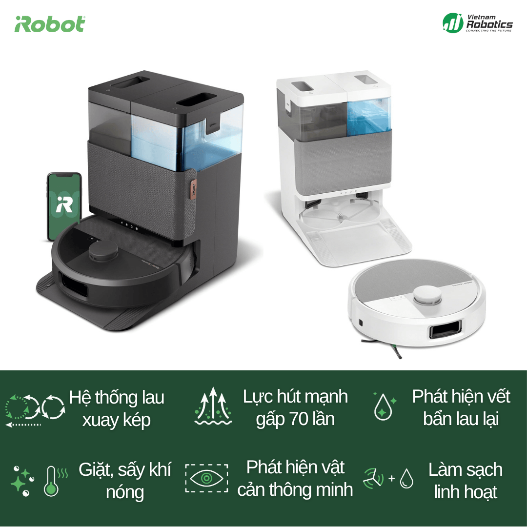 Tổng quan nhanh iRobot Roomba Plus 505 Combo