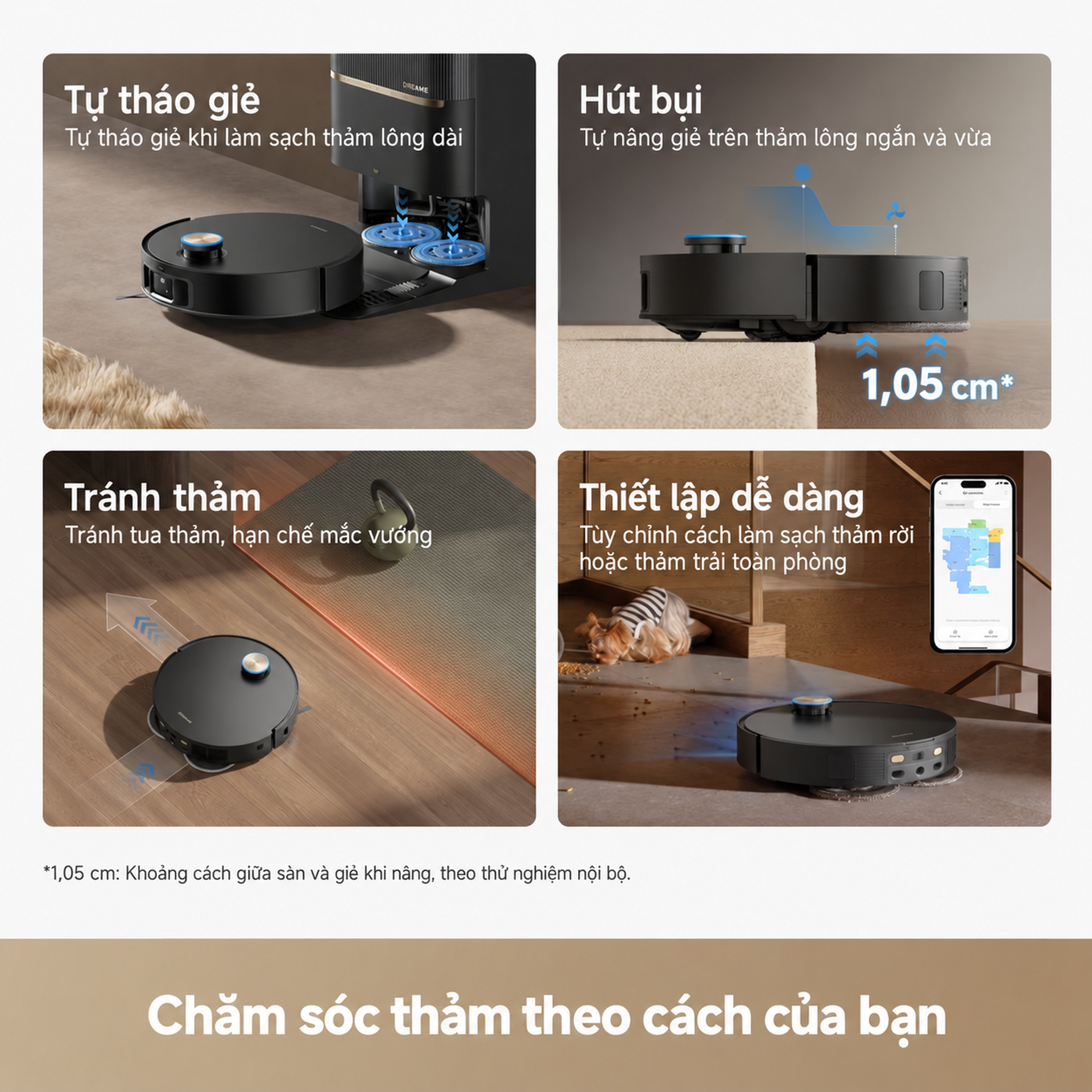 Pin 6.400mAh, chạy tới 220 phút