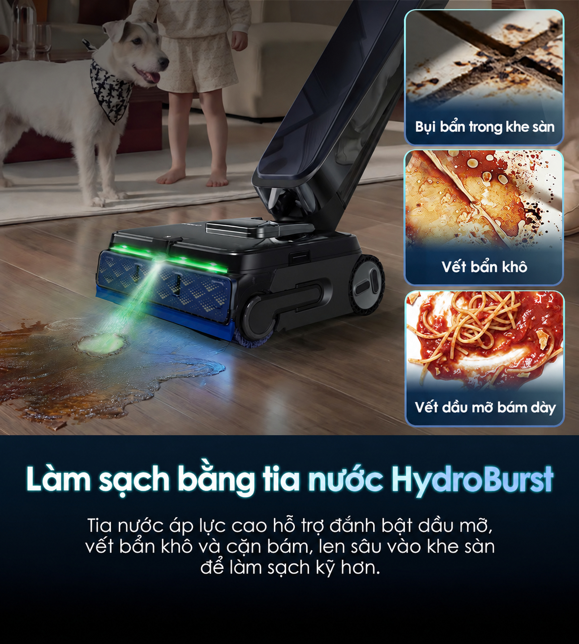 Tlàm sạch bằng tia nước HydroBurst