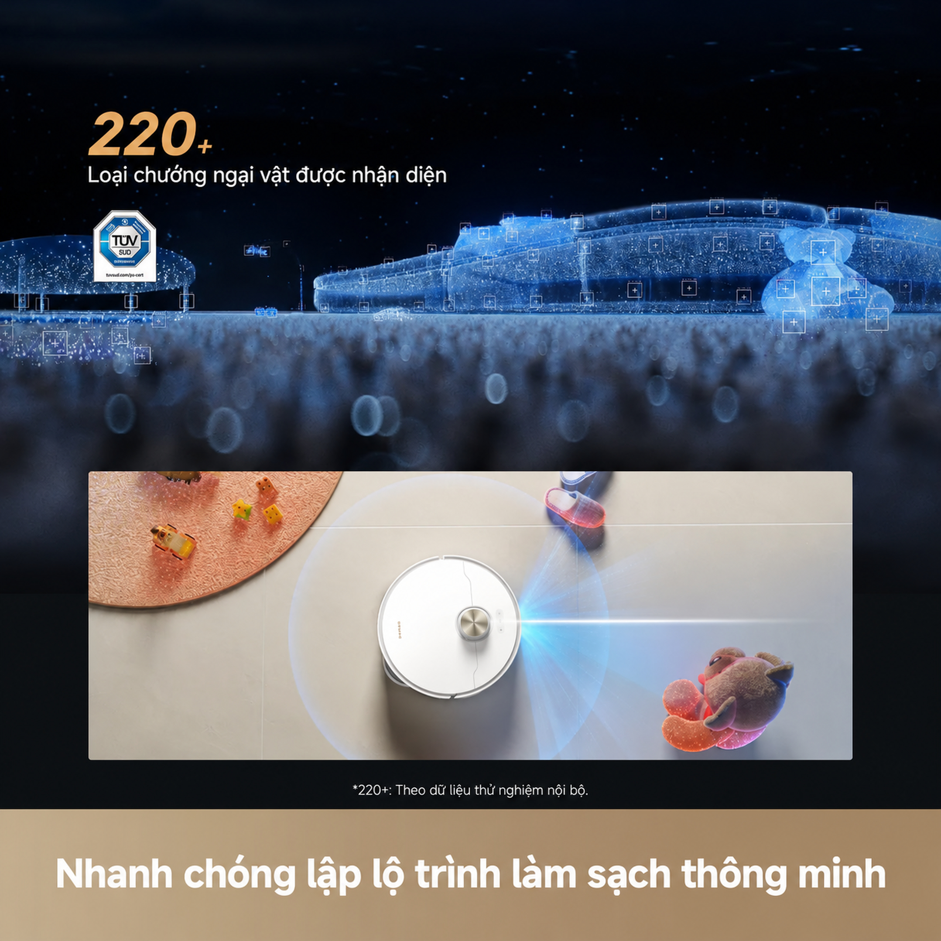 Smart Pathfinder: LDS lập bản đồ, nhận diện 220+ vật thể