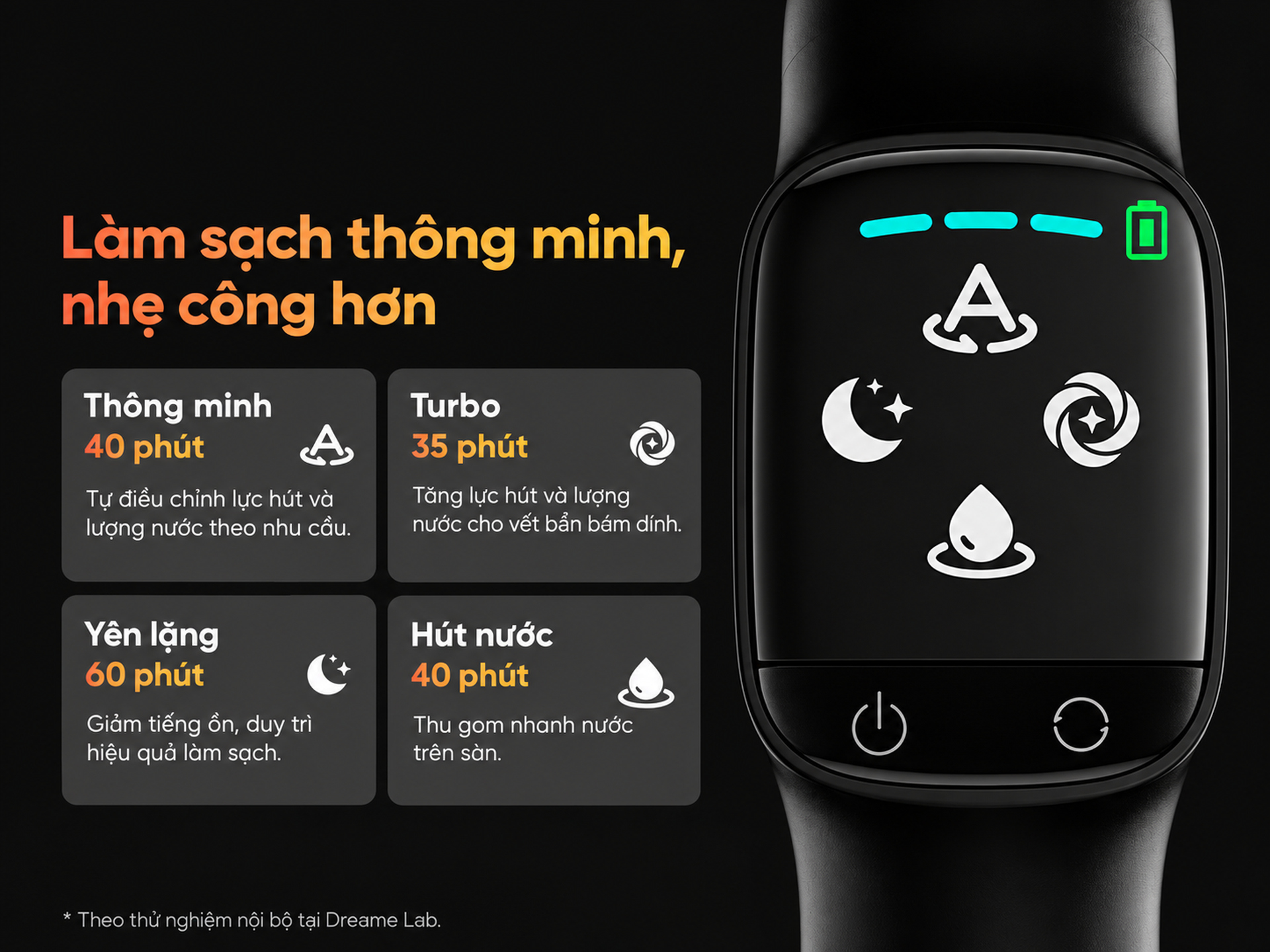làm sạch thông minh