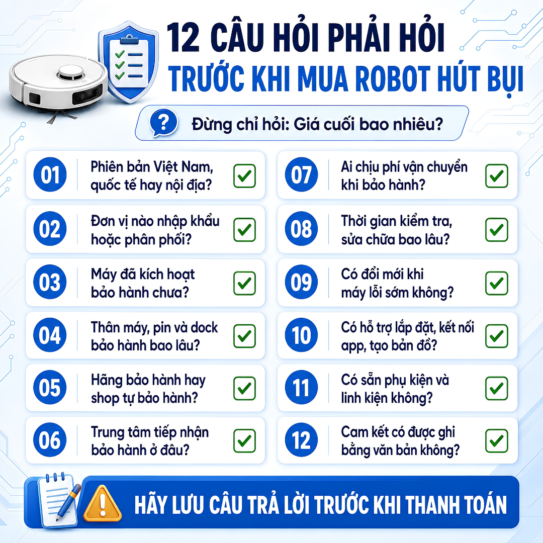 Checklist 12 câu hỏi phải hỏi trước khi thanh toán