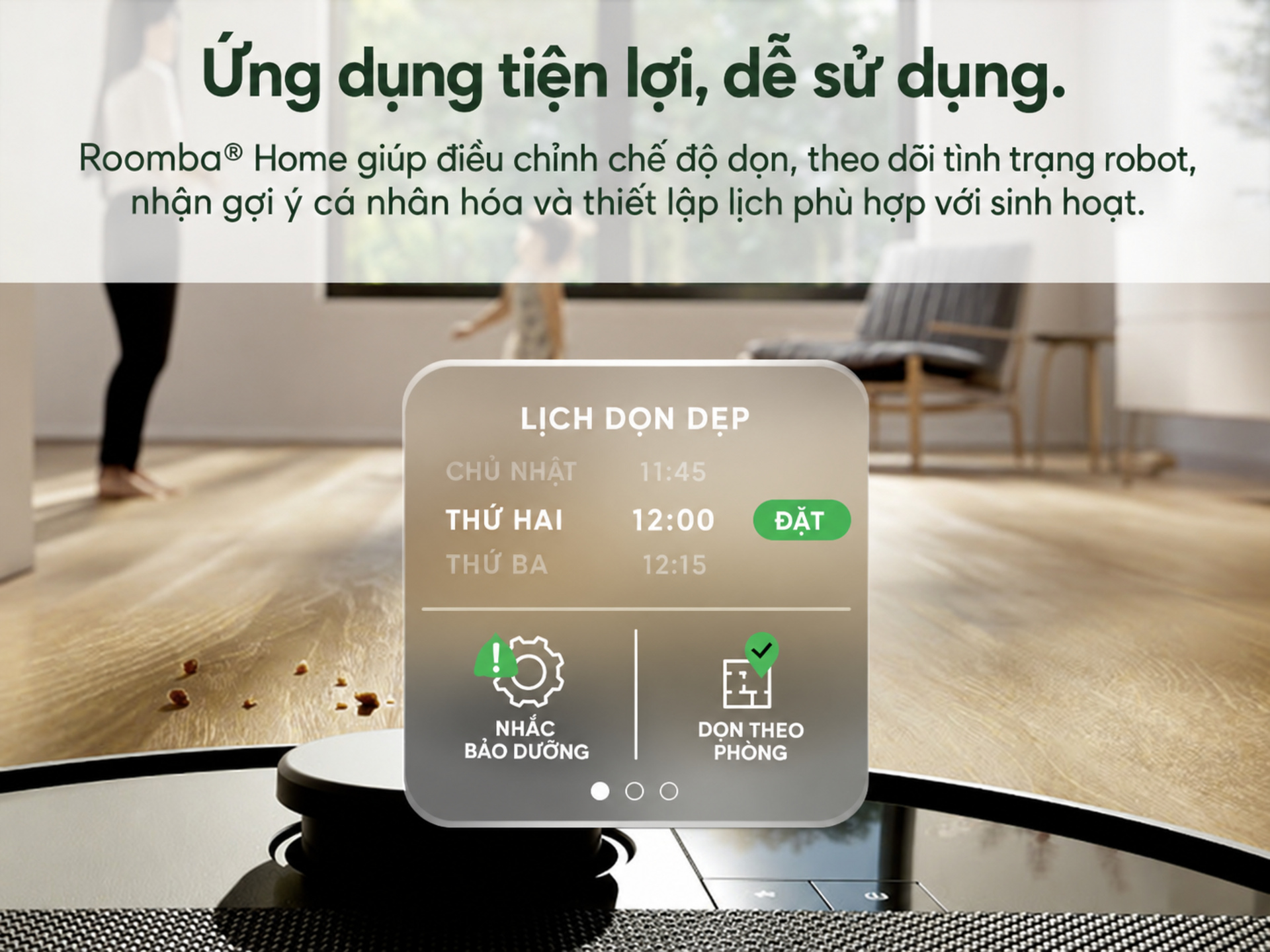 Điều khiển qua ứng dụng và giọng nói