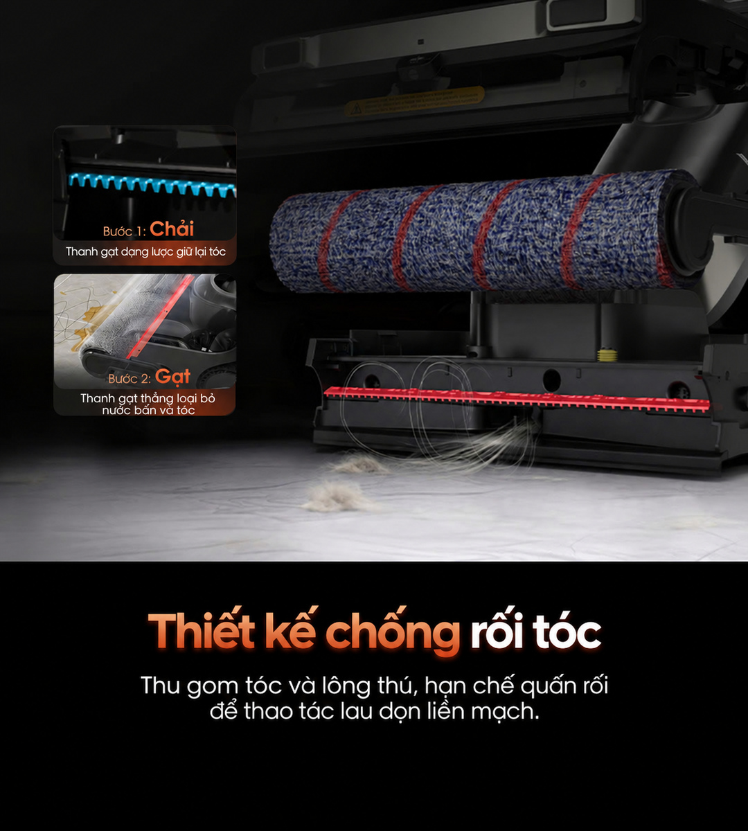thiết kế chống rối tóc