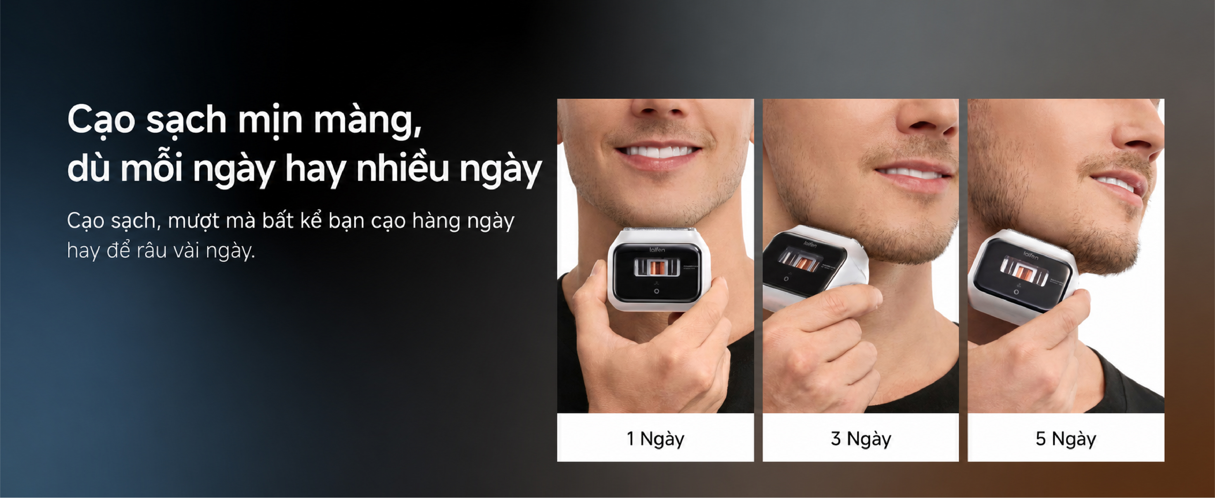 Đầu cạo nổi hỗ trợ tiếp xúc với khuôn mặt