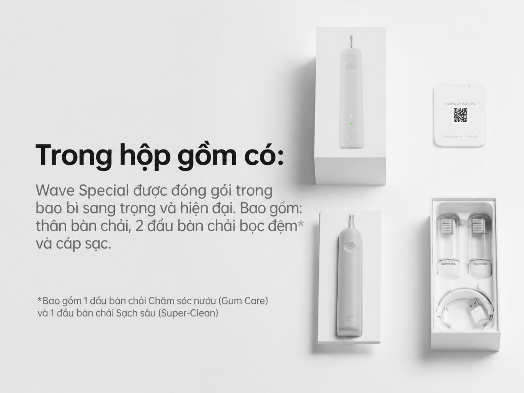 chi tiết đóng gói