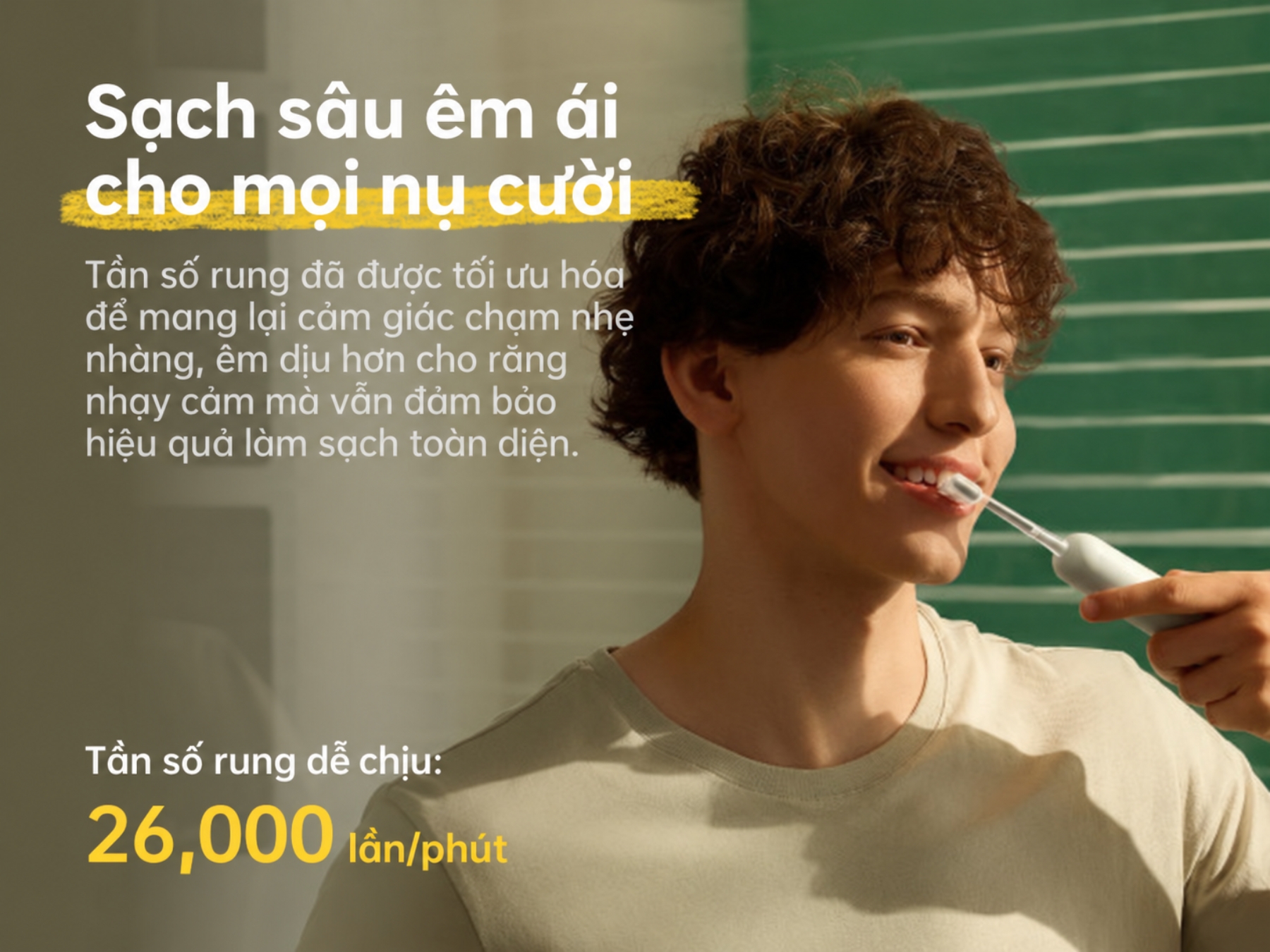 Sạch sâu êm ái, cho mọi nụ cười