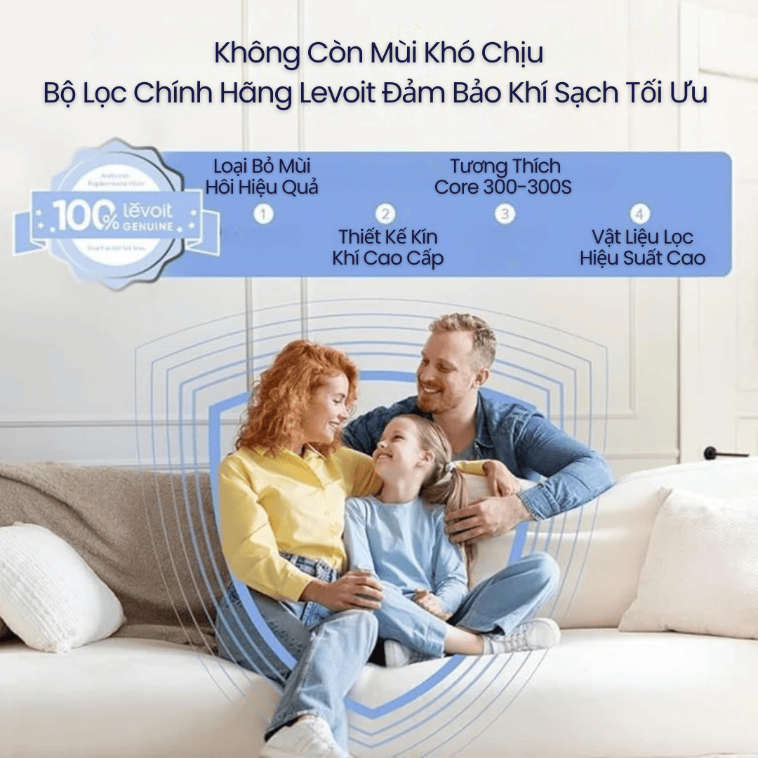 Chỉ sử dụng bộ lọc chính hãng LV-600S-RF mới đảm bảo hiệu suất tối ưu của máy.