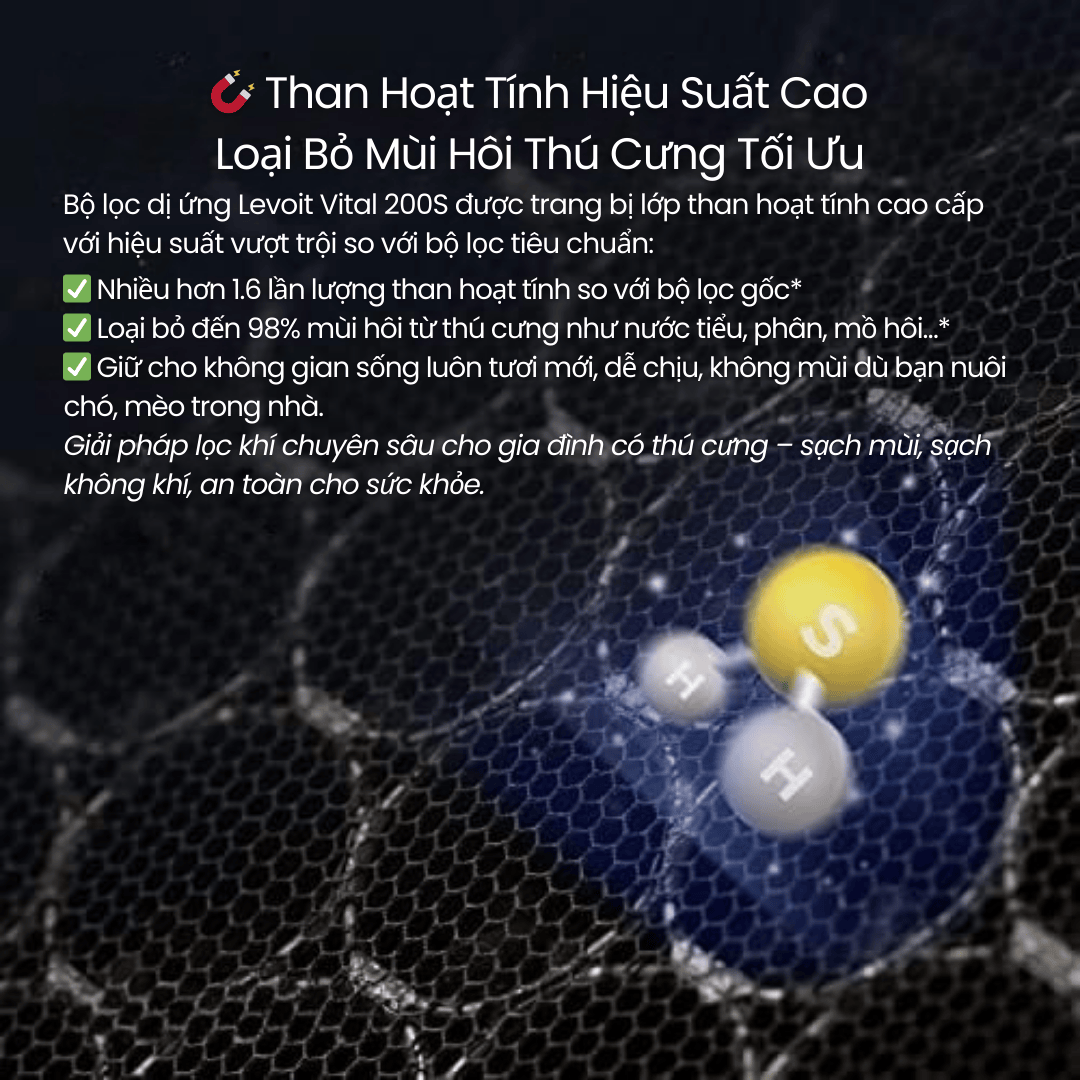 Than hoạt tính mật độ cao – Khử mùi hiệu quả