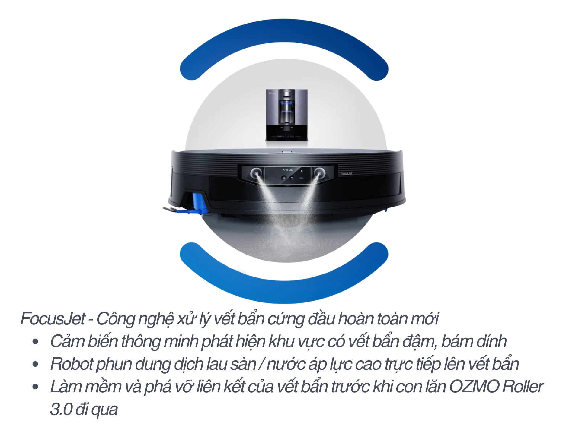 FocusJet - Công nghệ xử lý vết bẩn cứng đầu hoàn toàn mới