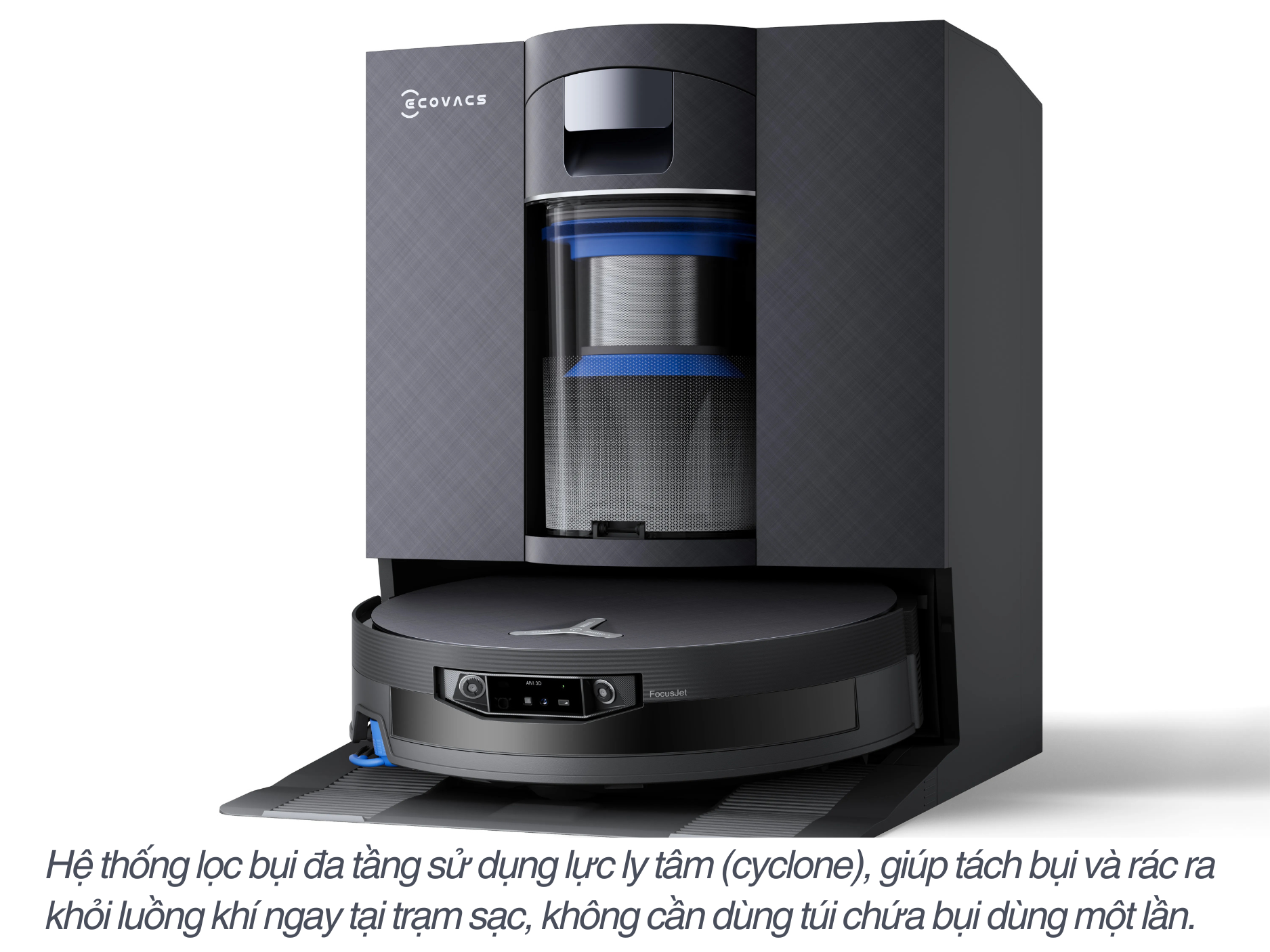 Deebot X12 OmniCyclone - Robot hút bụi lau nhà thông minh thế hệ mới