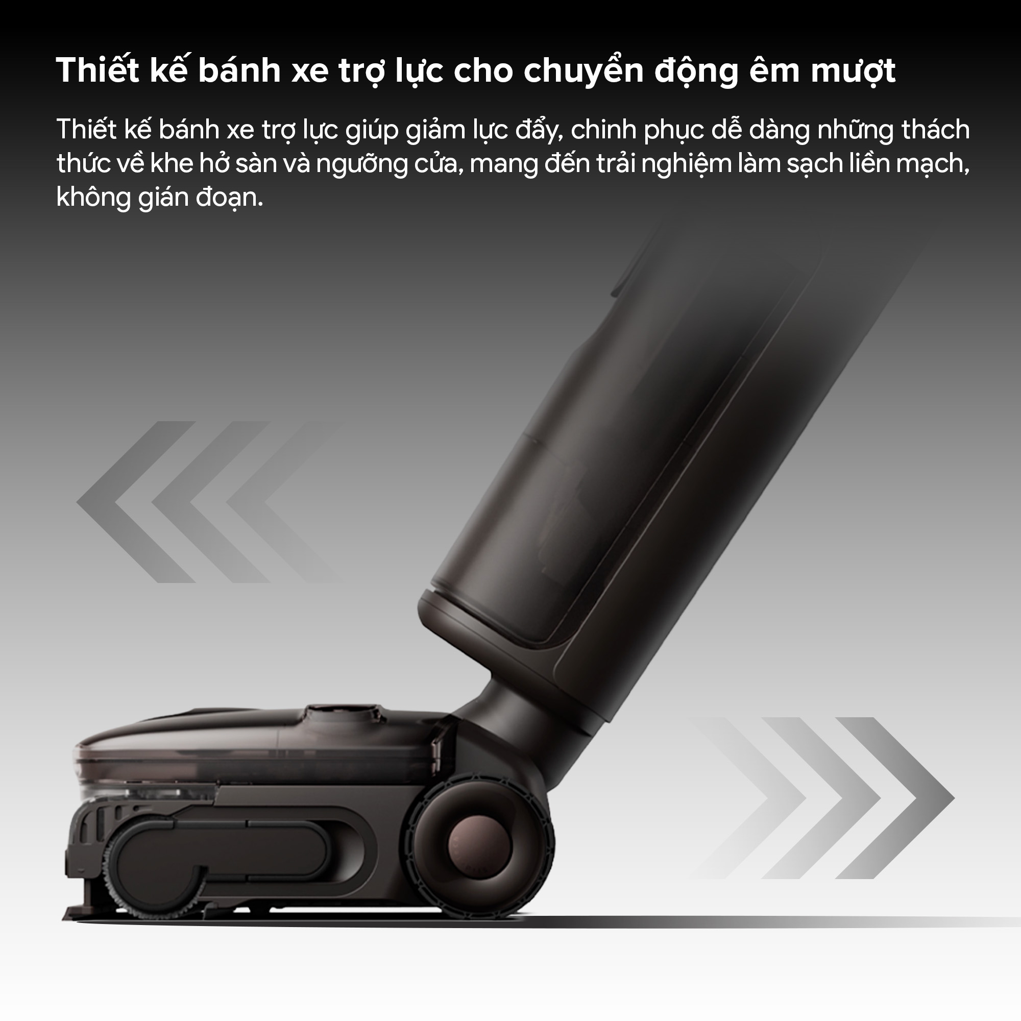 Bánh xe trợ lực - máy mạnh nhưng không nhất thiết phải nặng tay