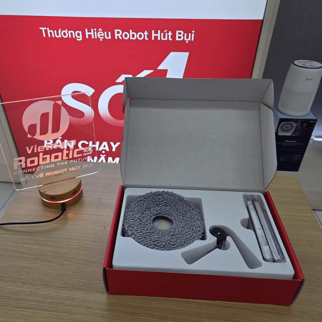 Hộp Phụ Kiện 4 Món Roborock Qrevo đóng hộp Chính Hãng