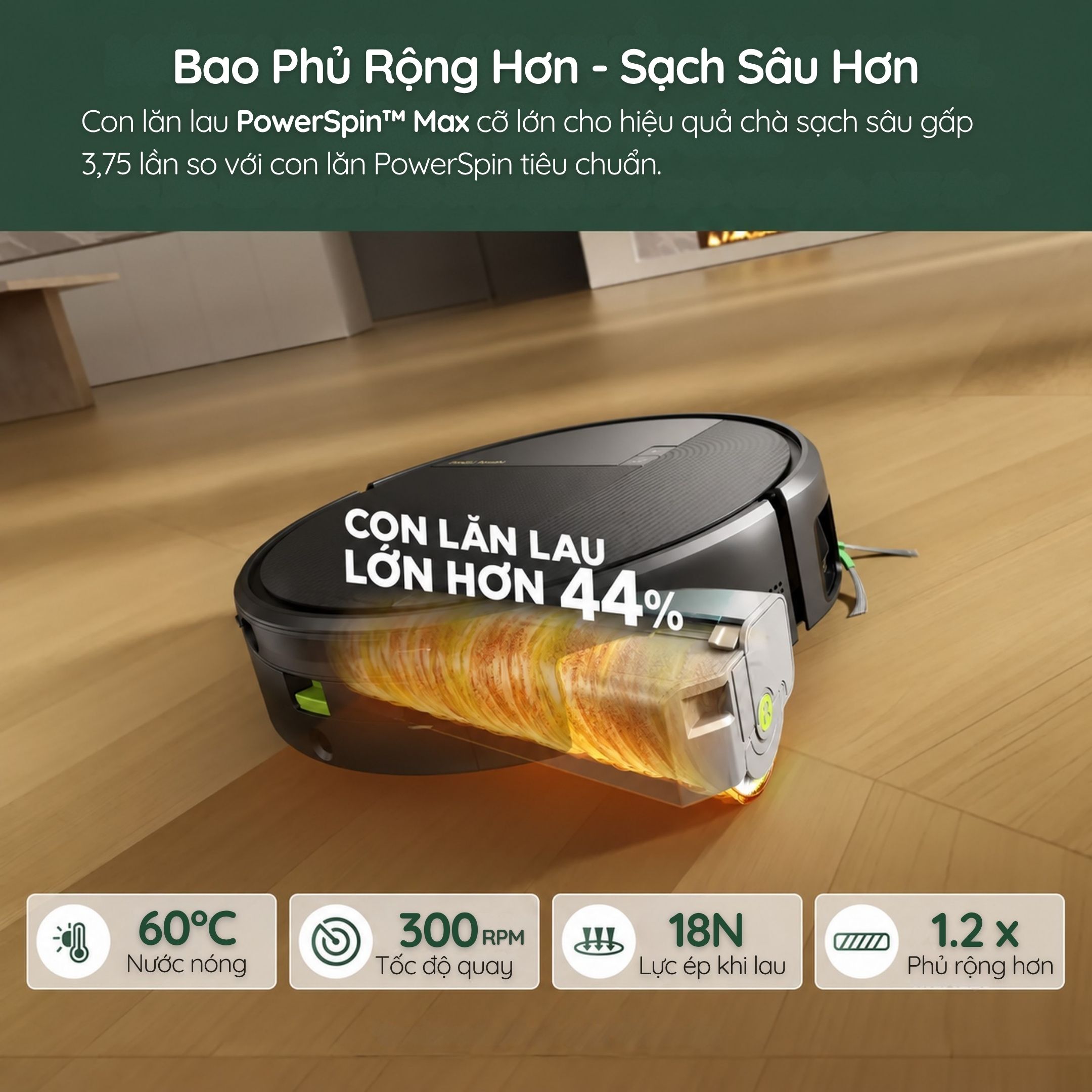 Con lăn PowerSpin™ Max