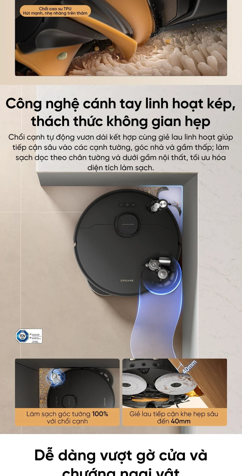 EasyLeap: vượt bậc đôi 4cm, bậc đơn 2,2cm