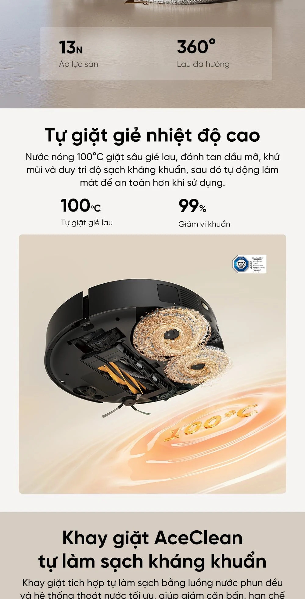 ThermoHub giặt mop nước nóng