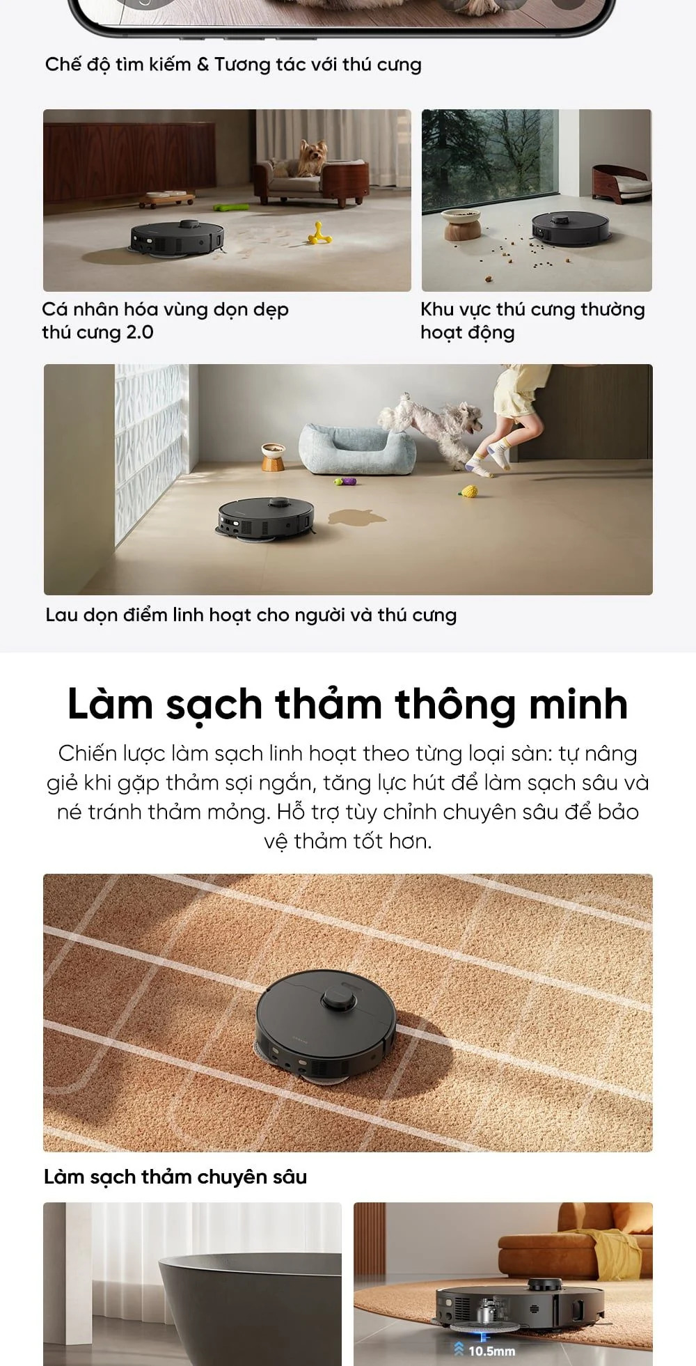 Tăng cường làm sạch khu vực dành riêng cho thú cưng