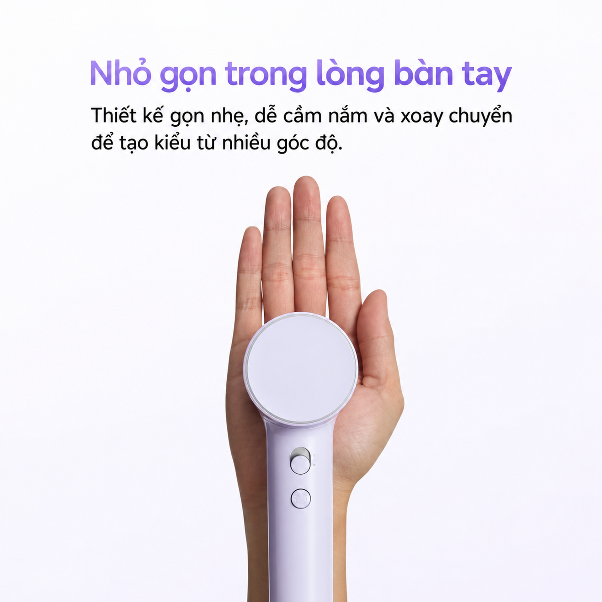 Máy Sấy Tóc Ion Âm Laifen Air | nhỏ gọn
