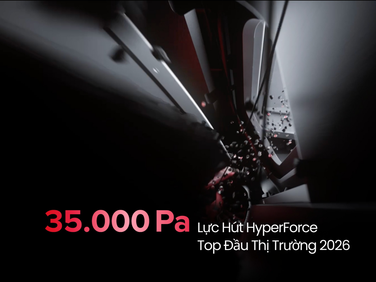 Roborock Saros 20 - Lực Hút HyperForce Top Đầu 2026