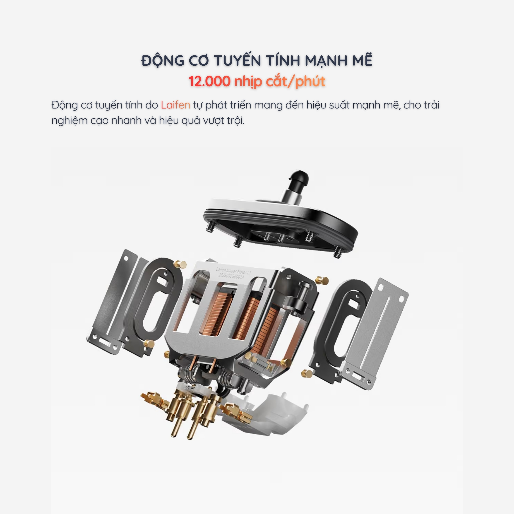 Động cơ tuyến tính 12.000 CPM
