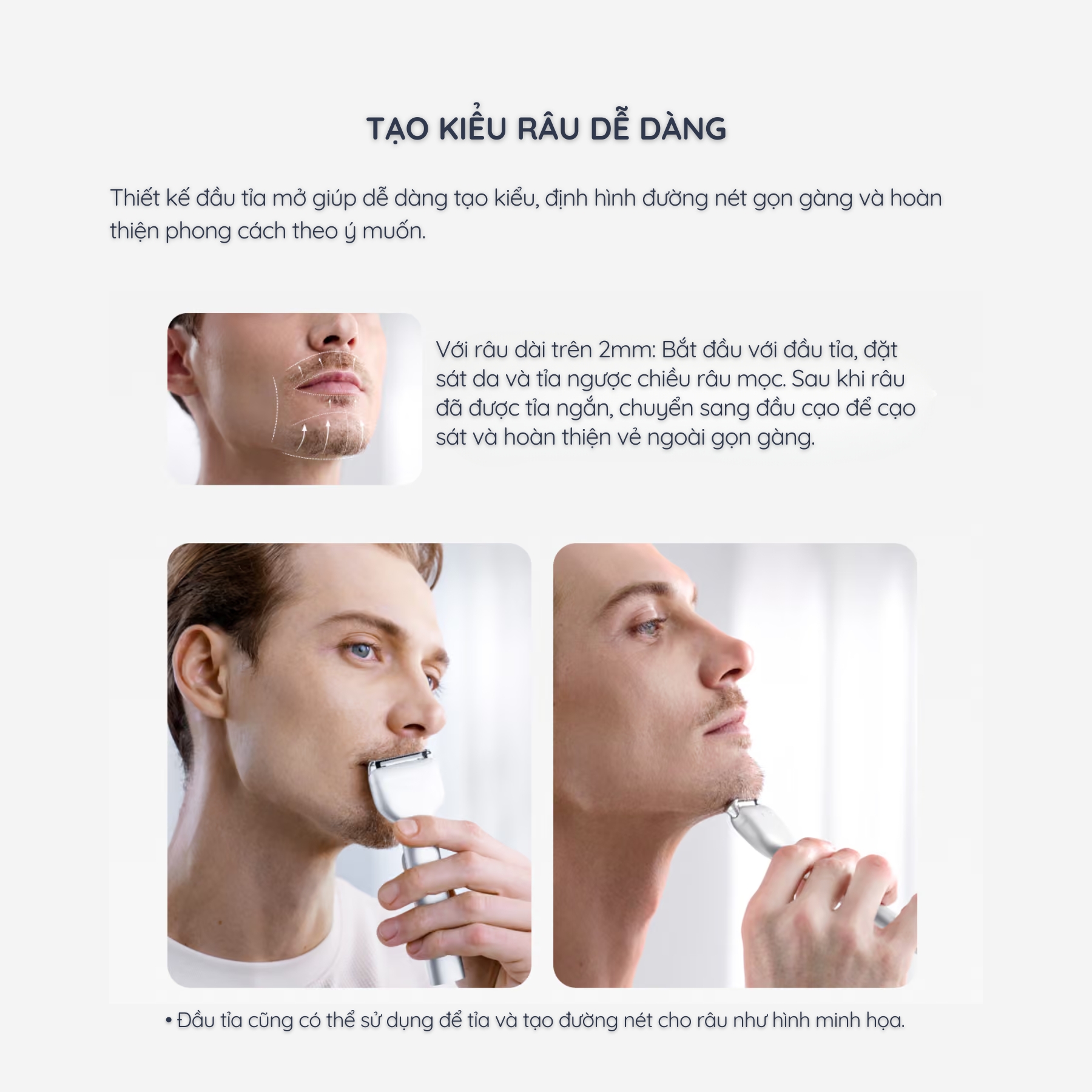 Máy cạo râu Laifen T1 Pro: Mỏng nhẹ, tiện cạo và tỉa râu mỗi ngày