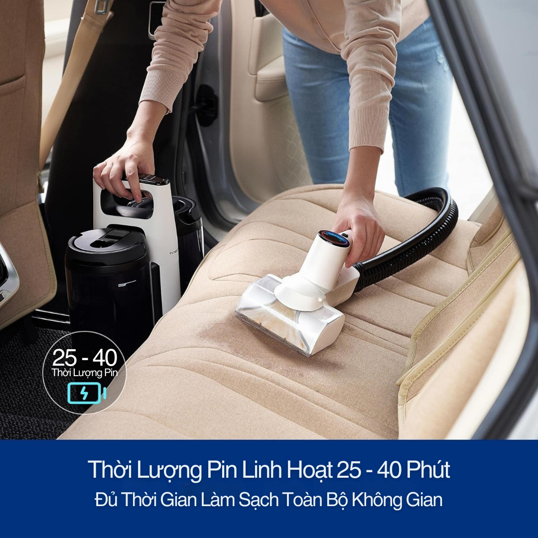 Runtime Không Dây Lên Đến 25 - 40 Phút
