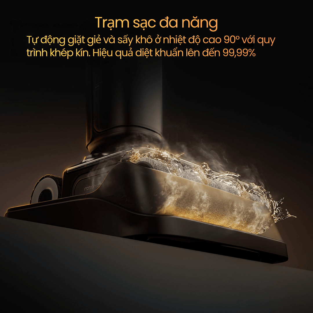 trạm sạc đa năng tích hợp giặt sấy khí nóng