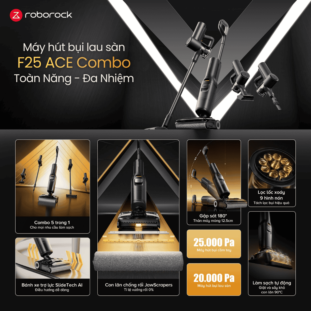 Roborock F25 ACE Combo (5-in-1) – BH 24 Th