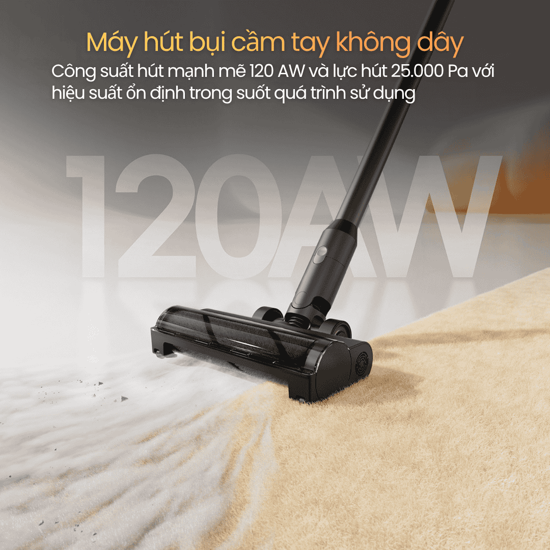 RMáy hút bụi cầm tay lực hút 25.000pa